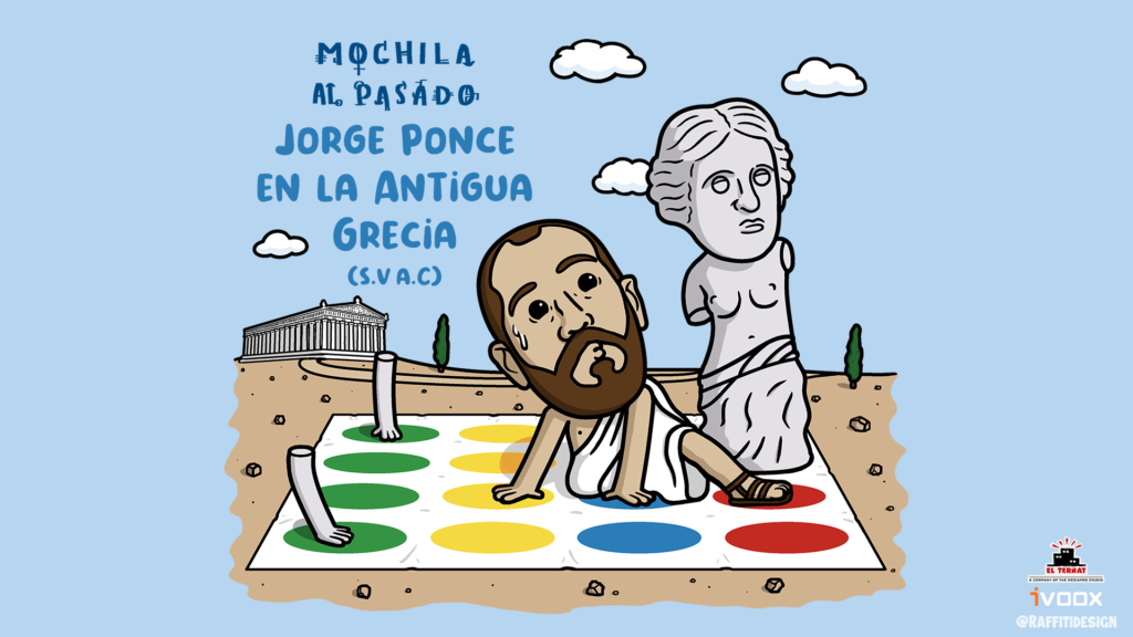 Jorge Ponce viaja a la Antigua Grecia en Mochila al Pasado