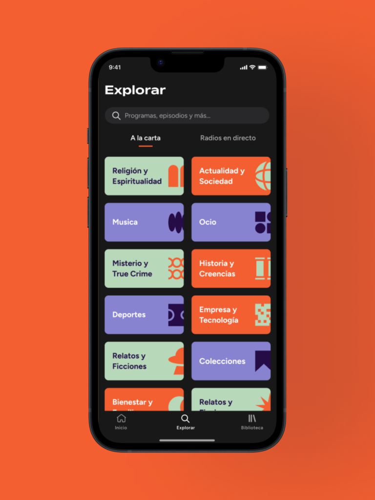 Mockup explorar