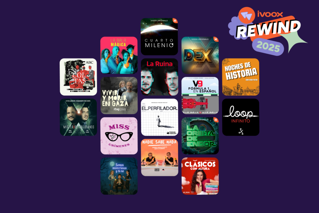 iVoox Rewind 2025: los podcasts más escuchados del año